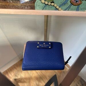 Kate Spade Navy and Beige Wallet
